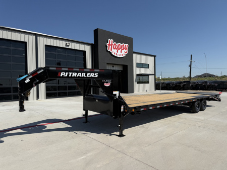 2026 PJ 102”x30’ Quest Gooseneck Flatbed w/ Singles – LQ