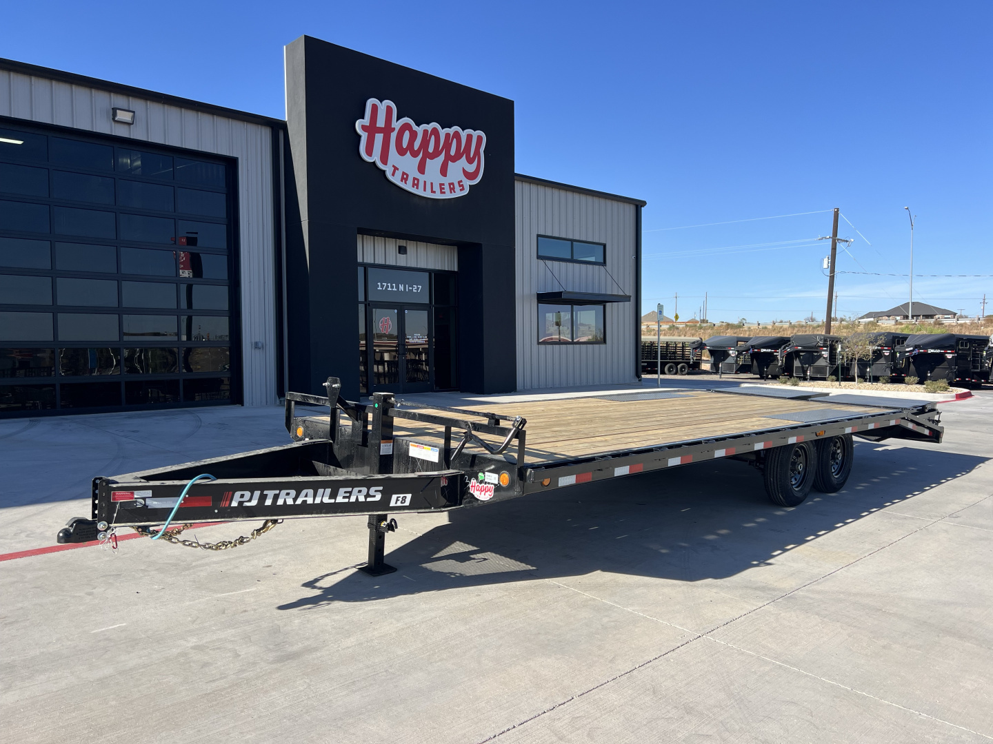 New 2026 PJ 102"x24' BP 8" I-Beam Deckover Trailer – F8