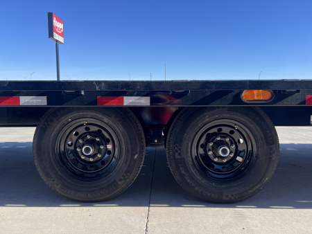 New 2026 PJ 102"x24' BP 8" I-Beam Deckover Trailer – F8