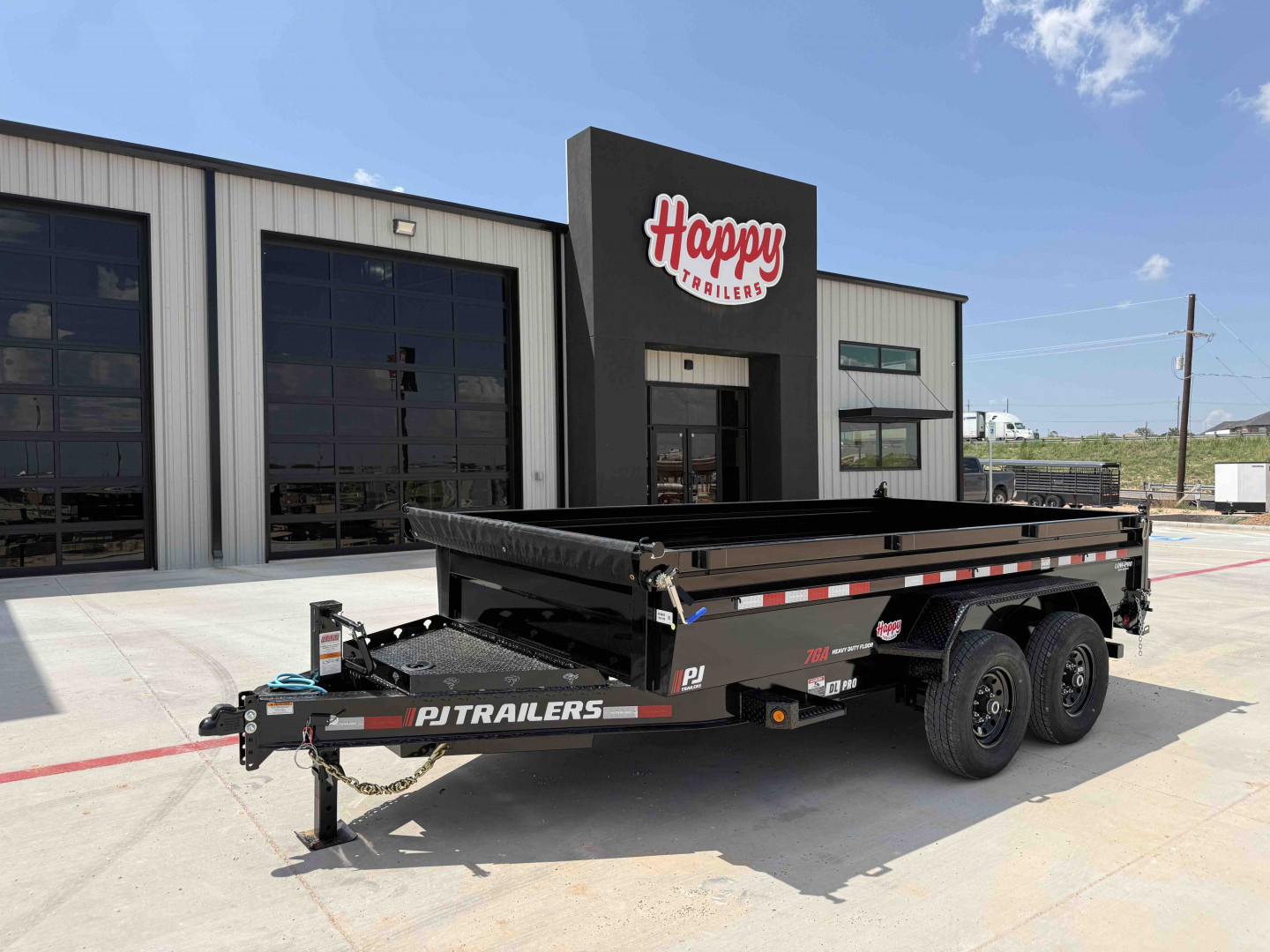 New 2026 PJ 83"x14' BP Tandem Axle Low Pro Dump w/ 24" Sides – DL