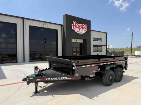 New 2026 PJ 83"x14' BP Tandem Axle Low Pro Dump w/ 24" Sides – DL