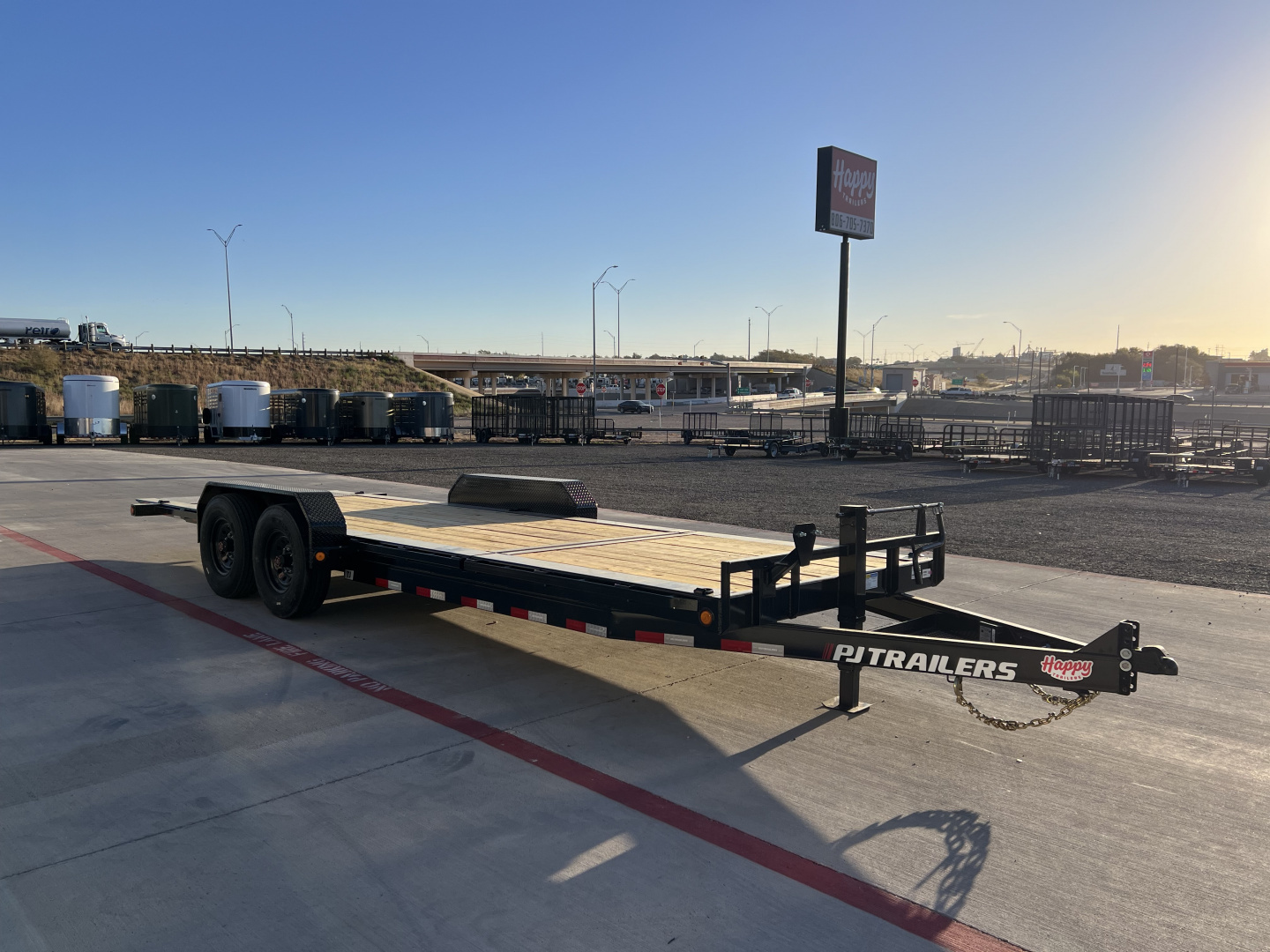 New 2026 PJ 82"x22' Heavy-Duty Equipment Tilt Trailer – TJ