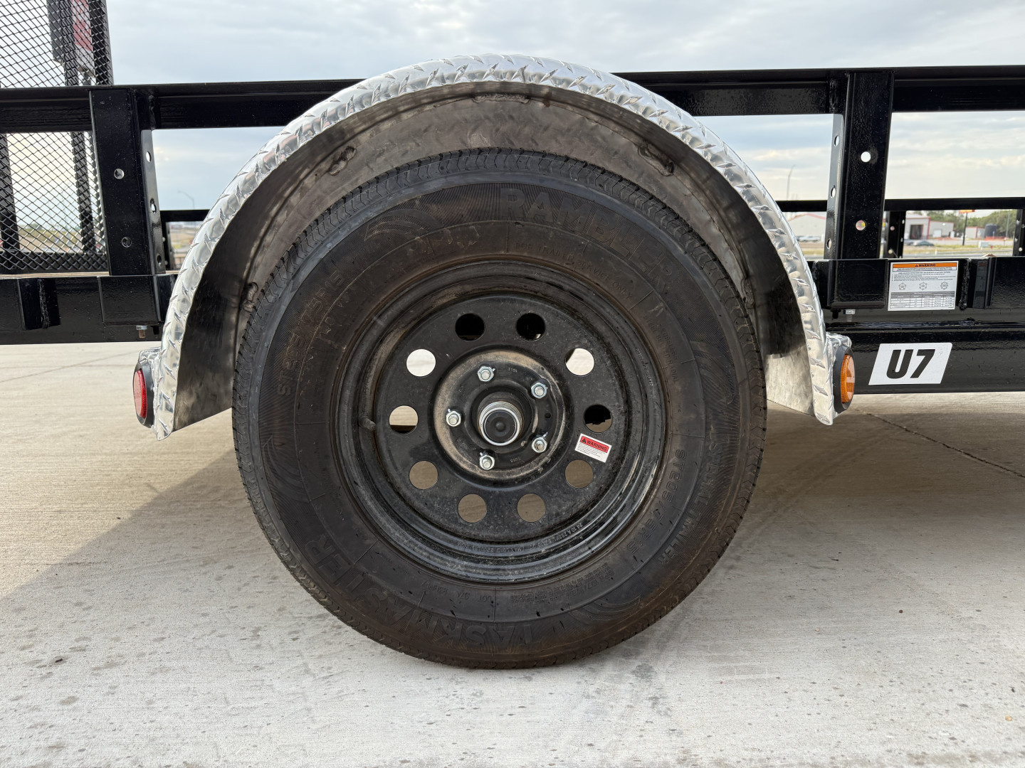 New 2026 PJ 77"x12' Single Axle Utility Trailer - U7