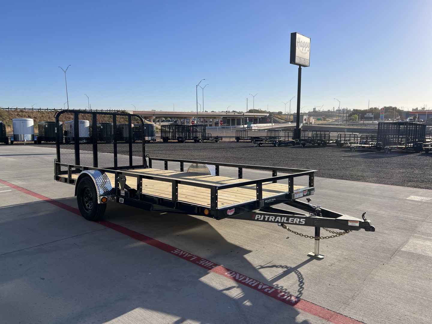 New 2026 PJ 83"x14' Single Axle Utility Trailer - U8