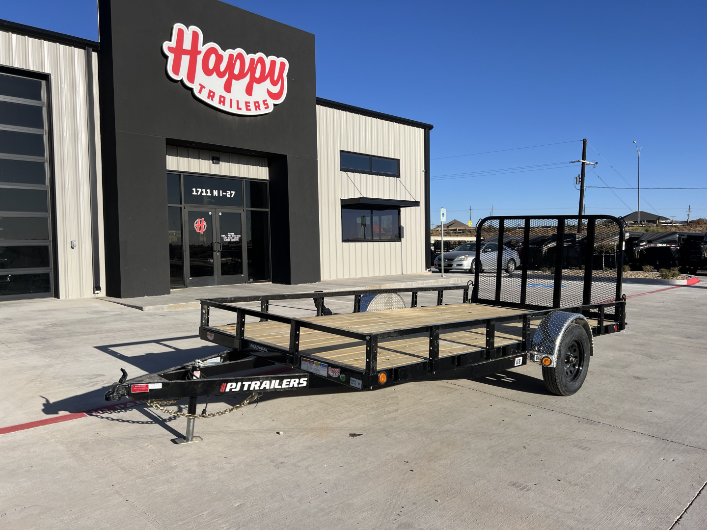 New 2026 PJ 83"x14' Single Axle Utility Trailer - U8