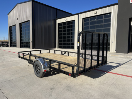 New 2026 PJ 83"x14' Single Axle Utility Trailer - U8