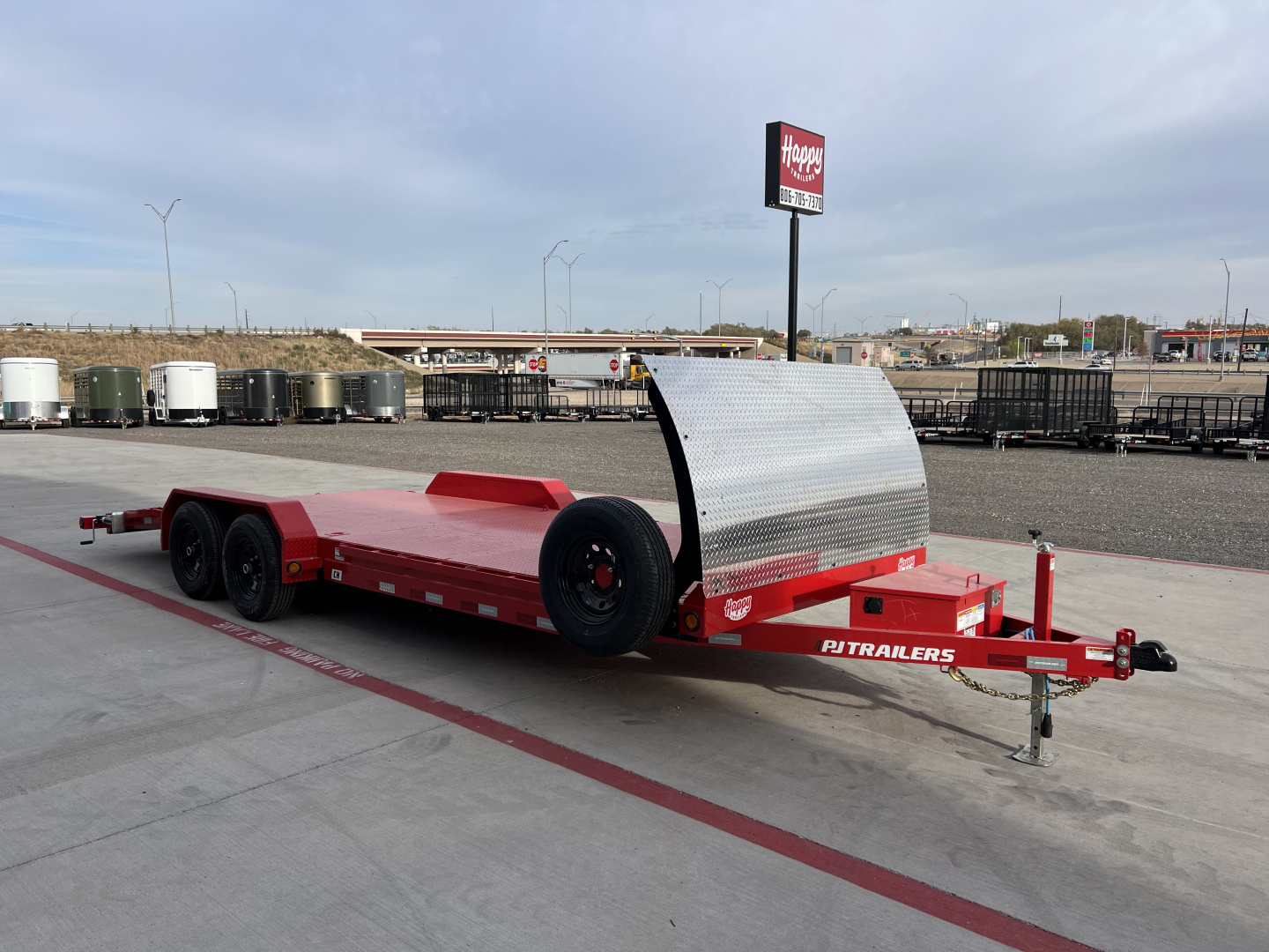 New 2026 PJ 83"x22' Steel Deck Car Hauler – CH