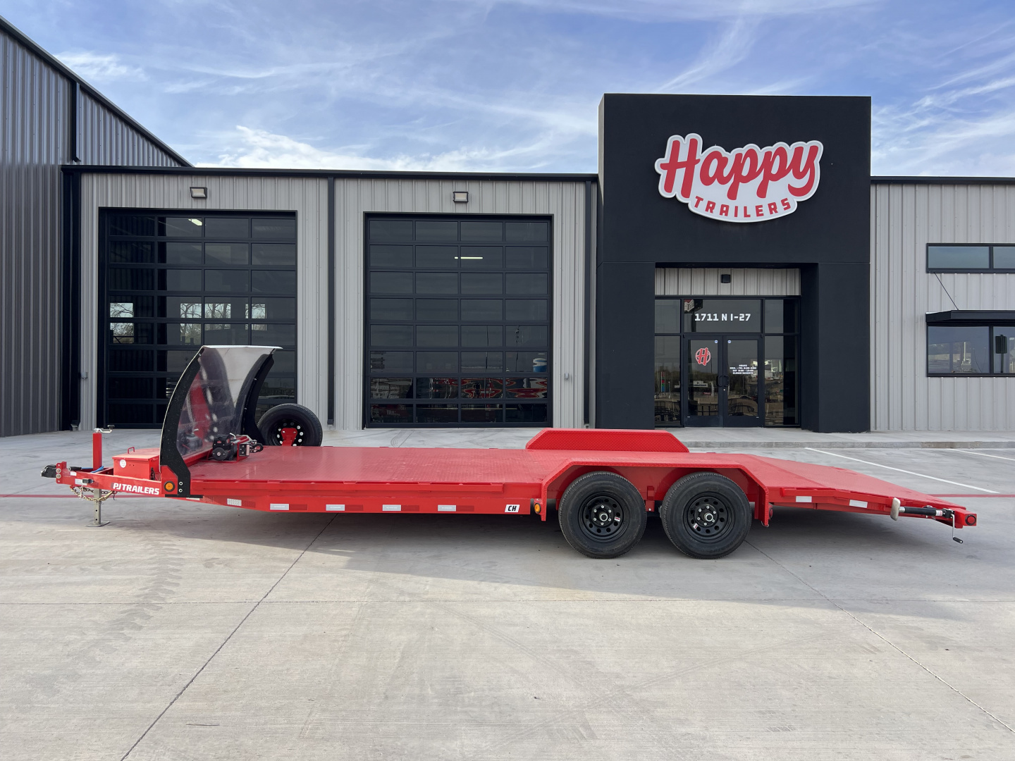 New 2026 PJ 83"x22' Steel Deck Car Hauler – CH