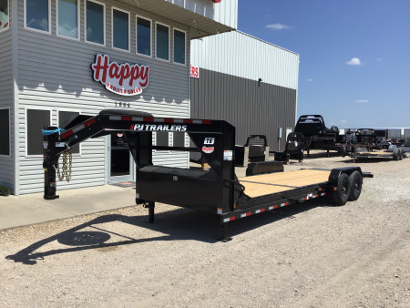 New 2026 PJ 83 x24' Gooseneck Equipment Tilt Trailer – T6