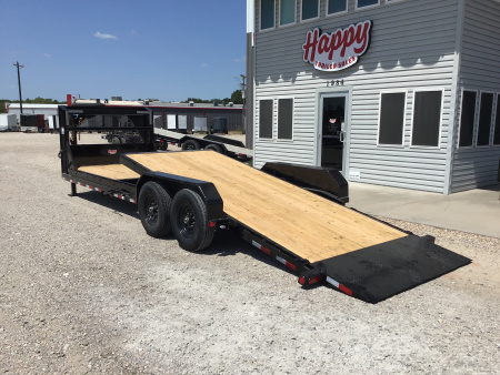 New 2026 PJ 83"x24' Gooseneck Equipment Tilt Trailer – T6