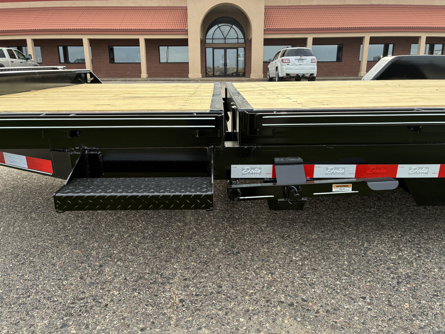 New 2026 Delta 27TB Bumper Pull Tilt 20' Flatbed Trailer