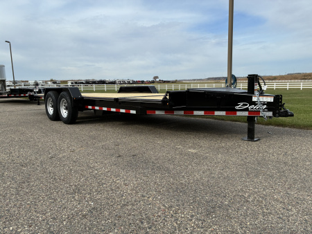 New 2026 Delta 27TB Bumper Pull Tilt 20' Flatbed Trailer