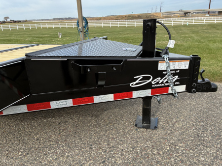 New 2026 Delta 27TB Bumper Pull Tilt 20' Flatbed Trailer