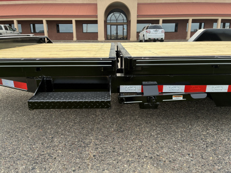 New 2026 Delta 27TB Bumper Pull Tilt 20' Flatbed Trailer