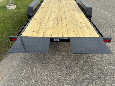 New 2026 Delta 27TB Bumper Pull Tilt 20' Flatbed Trailer