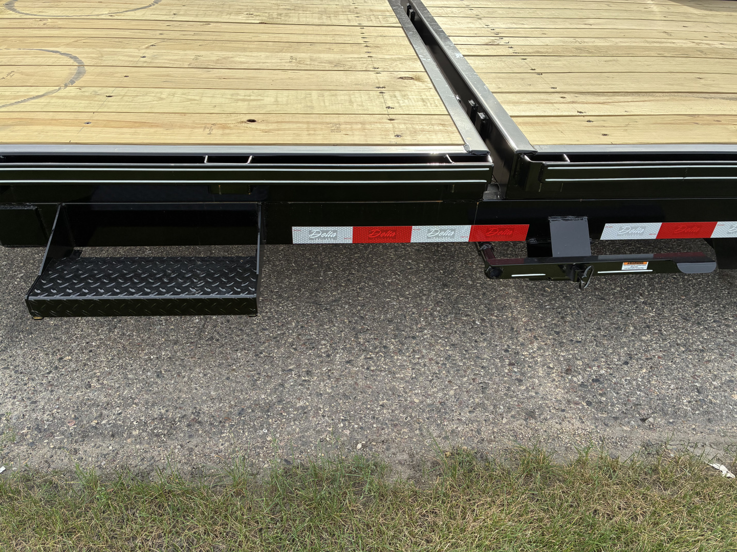 New 2026 Delta 27TB Bumper Tilt 22' Flatbed Trailer