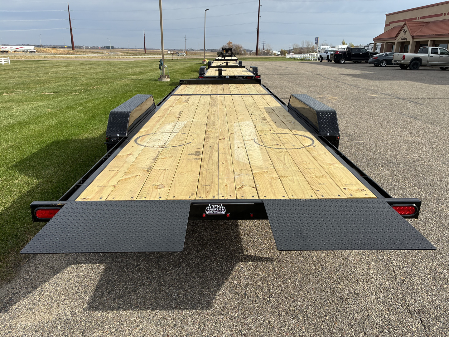 New 2026 Delta 27TB Bumper Tilt 22' Flatbed Trailer