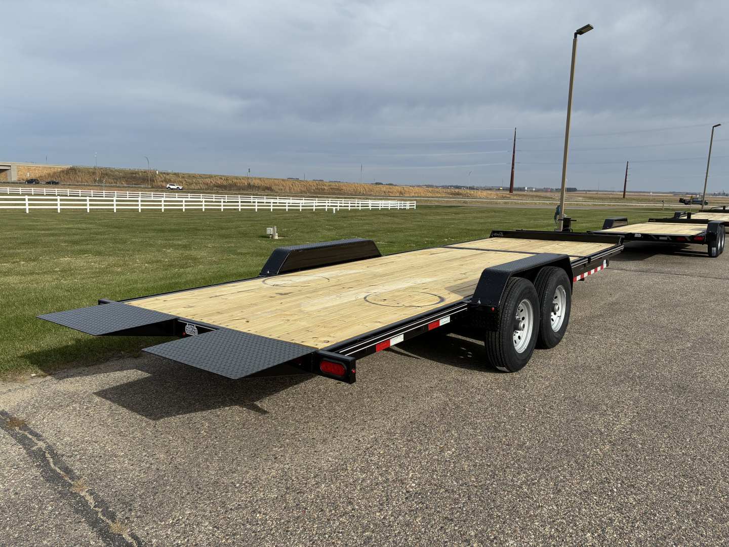 New 2026 Delta 27TB Bumper Tilt 22' Flatbed Trailer