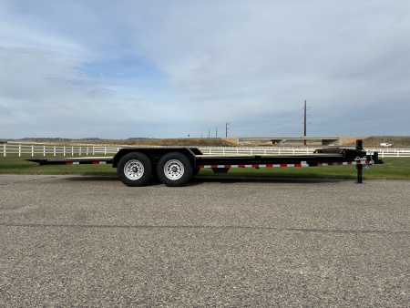 New 2026 Delta 27TB Bumper Tilt 22' Flatbed Trailer