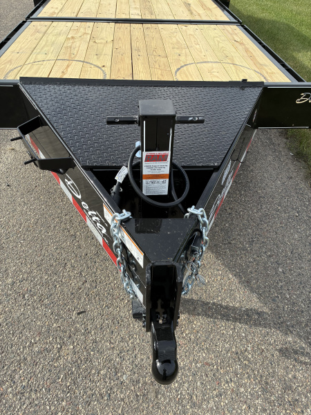 New 2026 Delta 27TB Bumper Tilt 22' Flatbed Trailer