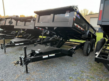 New 2026 Hawke Trailers HD Low Pro 10000 Lb Dump Trailer Free Tarp Kit