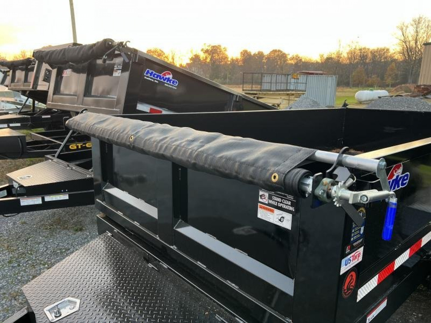 New 2026 Hawke Trailers HD Low Pro 10000 Lb Dump Trailer Free Tarp Kit