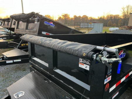 New 2026 Hawke Trailers HD Low Pro 10000 Lb Dump Trailer Free Tarp Kit