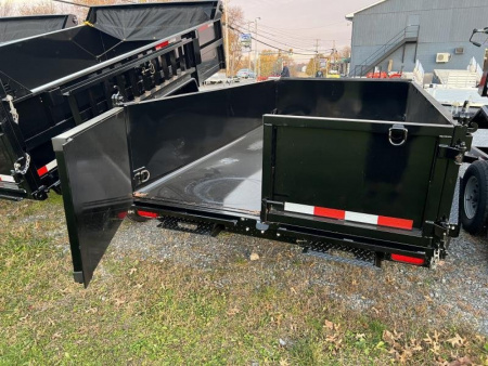 New 2026 Hawke Trailers HD Low Pro 10000 Lb Dump Trailer Free Tarp Kit