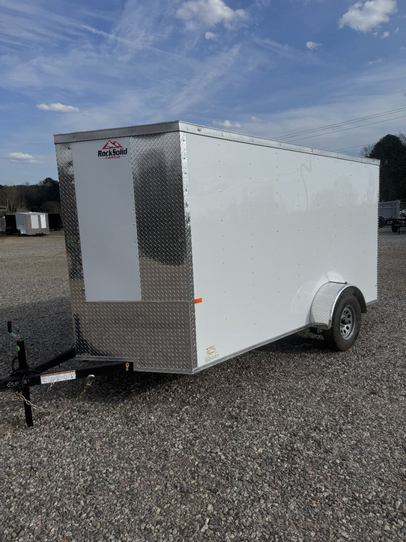 New 2025 Rock Solid Cargo 6 X 12 3K Enclosed Trailer