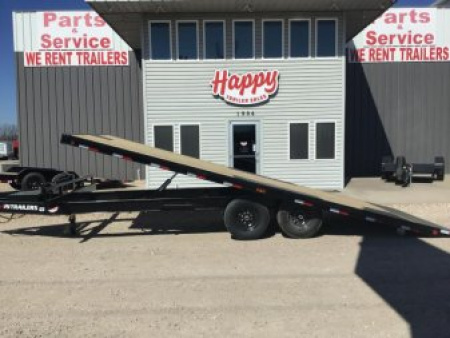 2025 PJ 102"x22' Deckover Hydraulic Tilt Trailer – T8