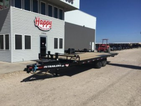 New 2025 PJ 102"x22' Deckover Hydraulic Tilt Trailer – T8