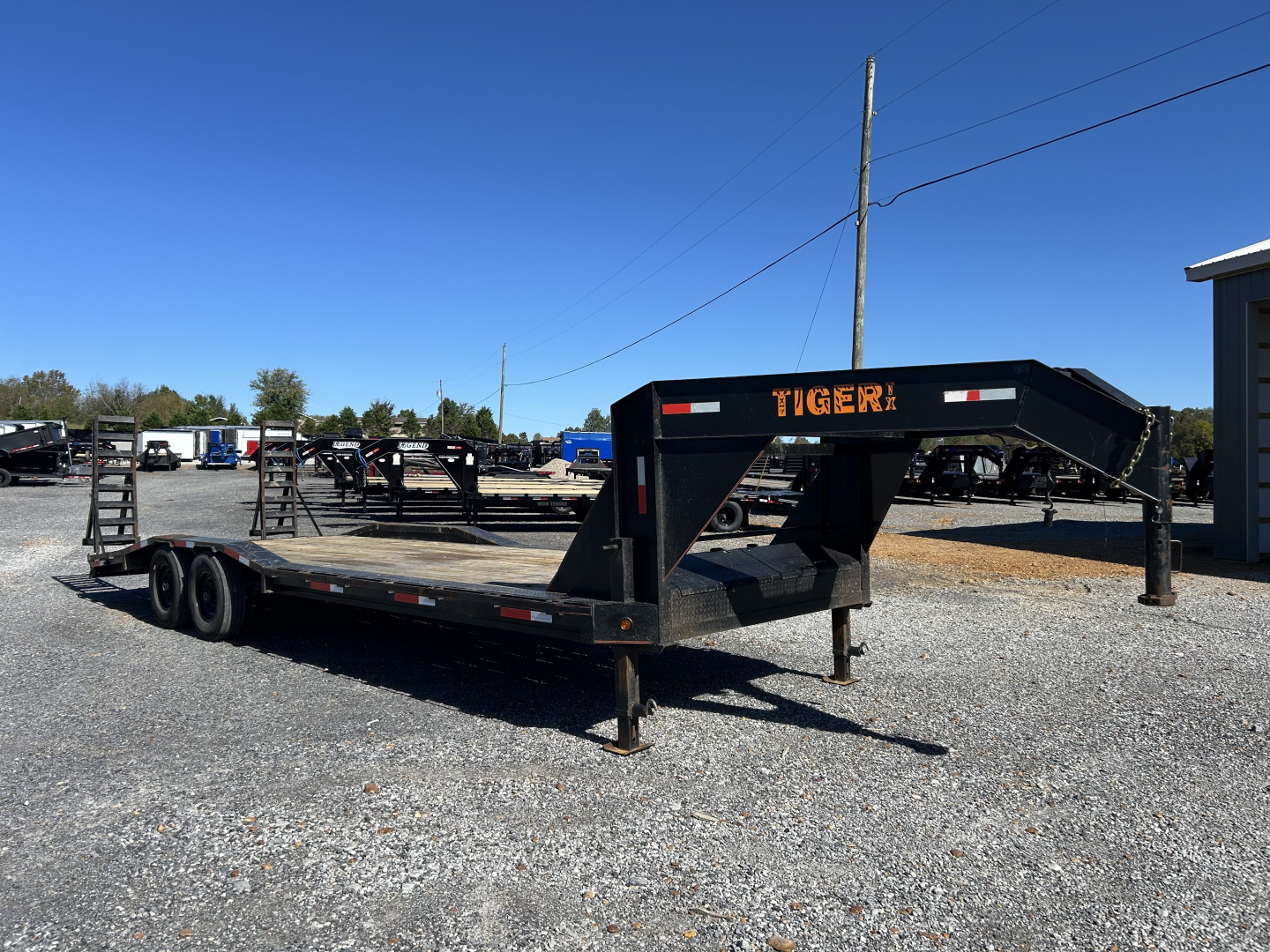 Used 2022 Tiger Trailers 102" x 26' 14K Gooseneck Equipment Trailer