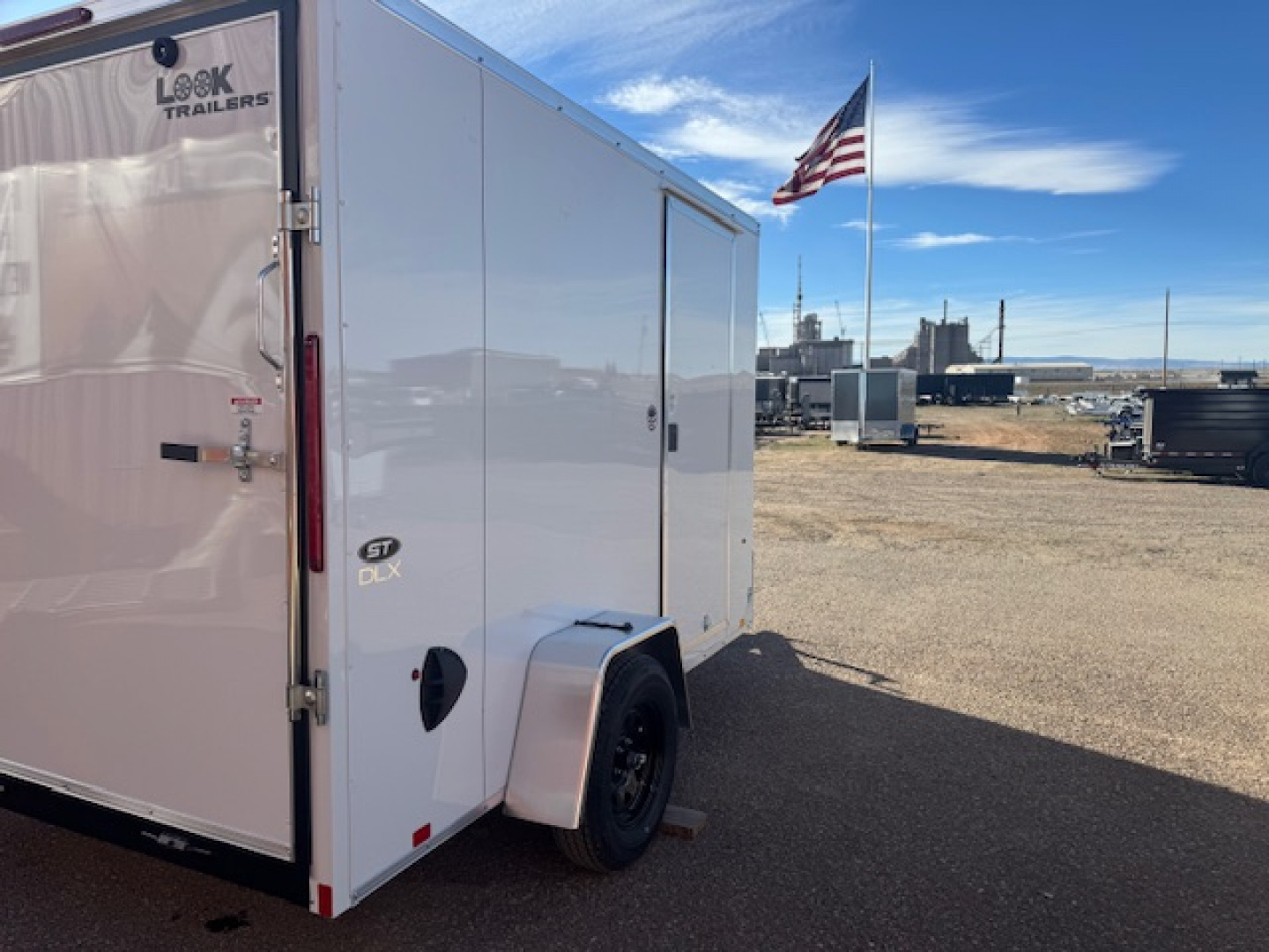 New 2026 Look Trailers 6X10 ST DLX- White- See Upgrades