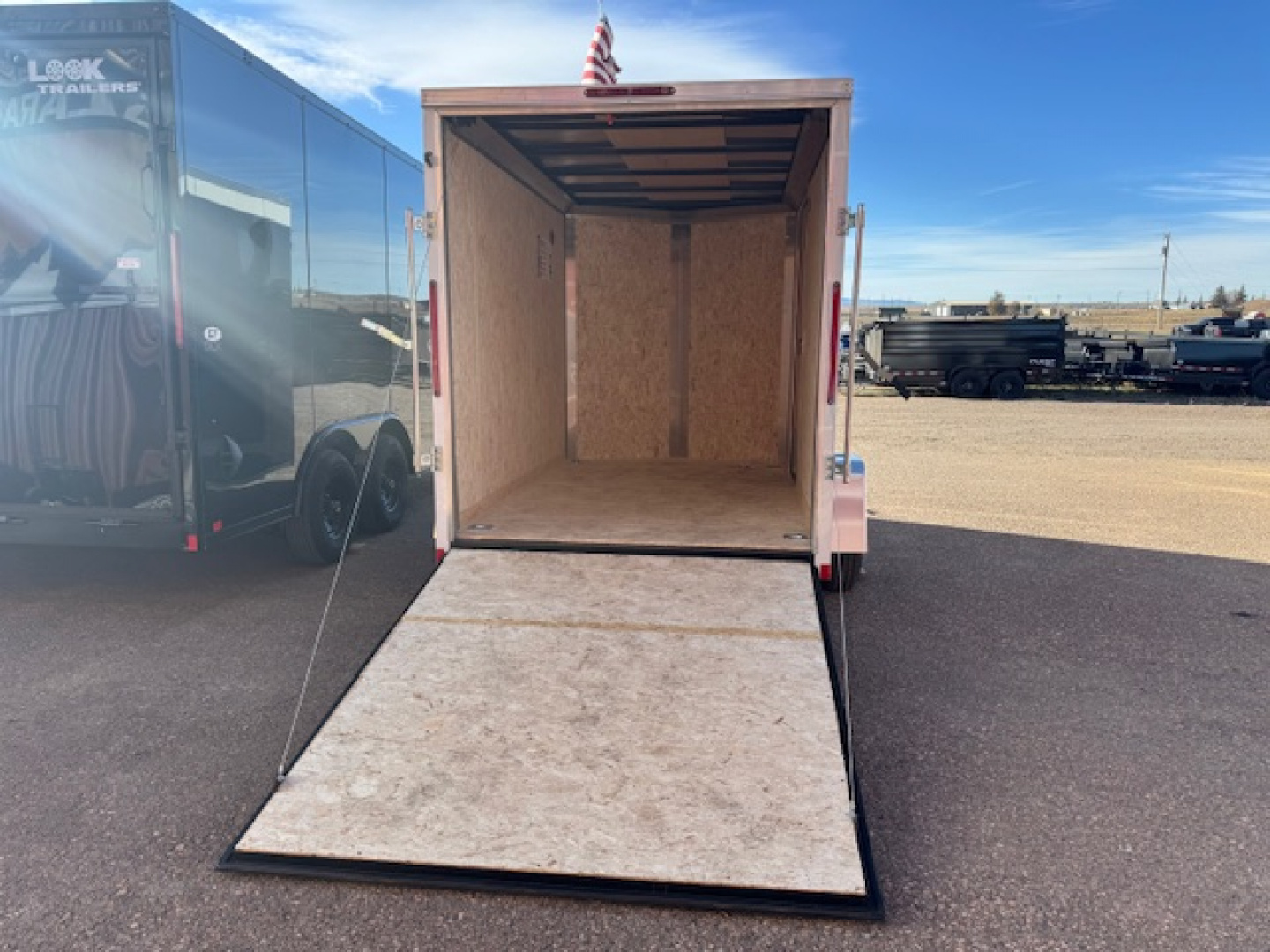 New 2026 Look Trailers 6X10 ST DLX- White- See Upgrades