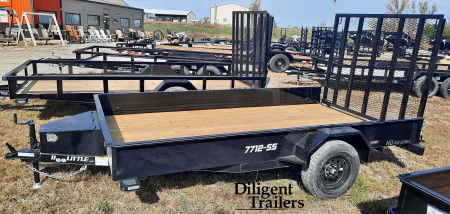 New 2026 Doolittle Trailers 77" x12' Utility Trailer