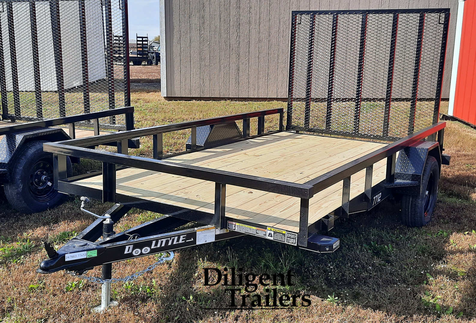 New 2026 Doolittle Trailers 77" x12' Utility Trailer
