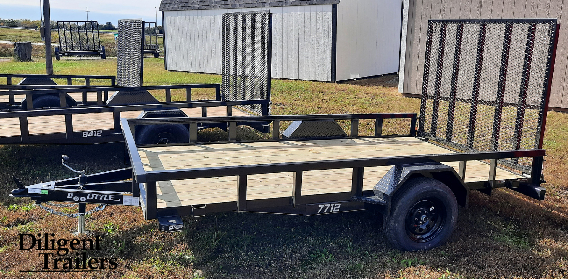 New 2026 Doolittle Trailers 77" x12' Utility Trailer