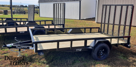 New 2026 Doolittle Trailers 77" x12' Utility Trailer