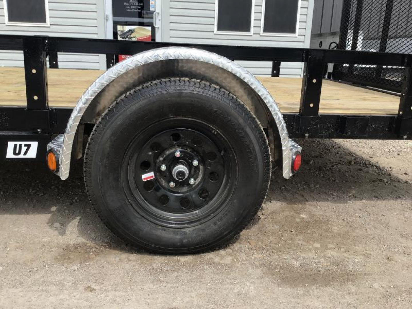 New 2026 PJ 77"x12' Single Axle Utility Trailer - U7