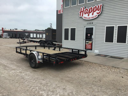 New 2026 PJ 77"x12' Single Axle Utility Trailer - U7
