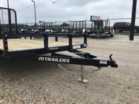 New 2026 PJ 77"x12' Single Axle Utility Trailer - U7