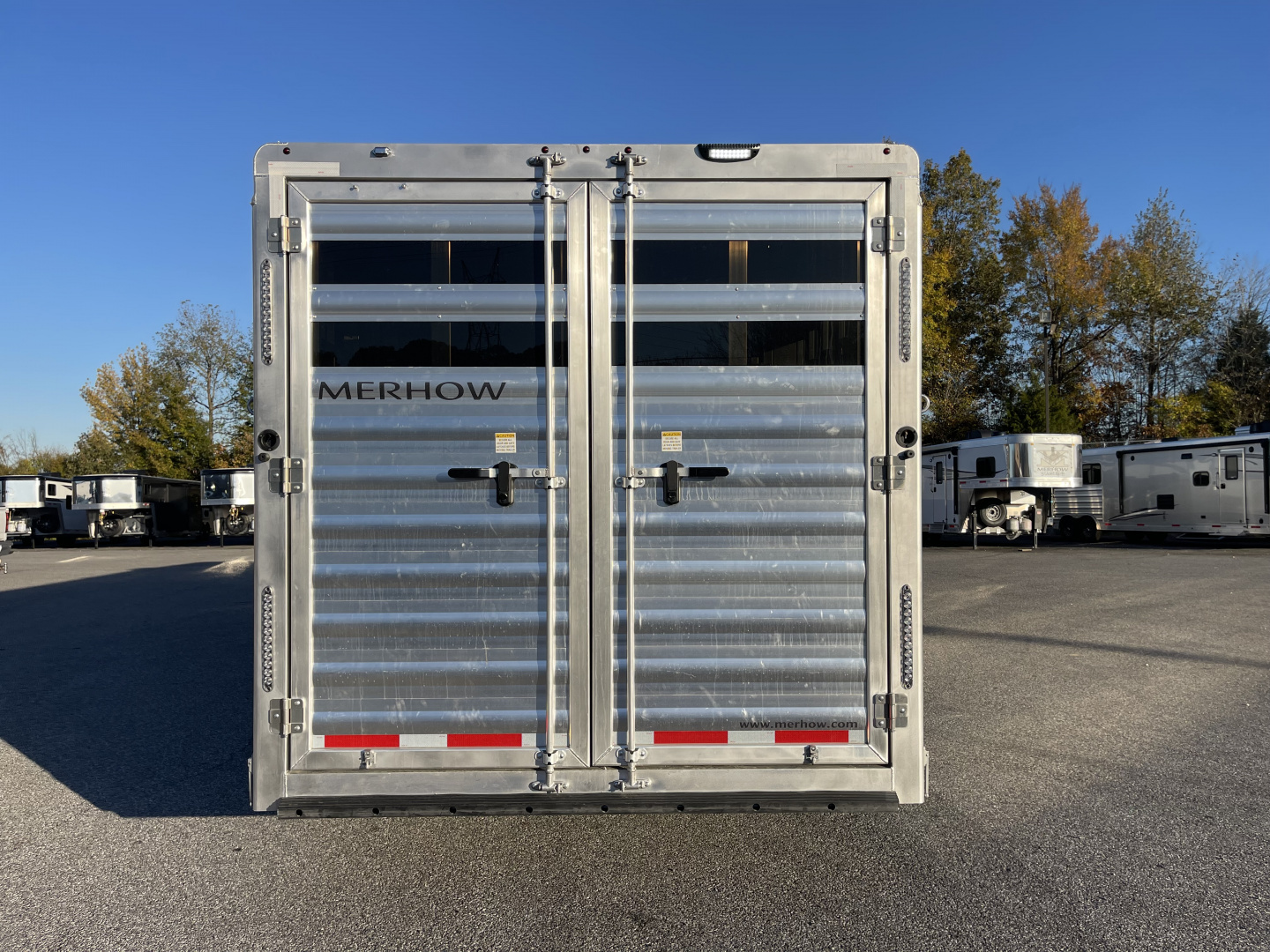 New 2026 Merhow Trailers STOCK COMBO 14' Stock / Stock Combo Trailer