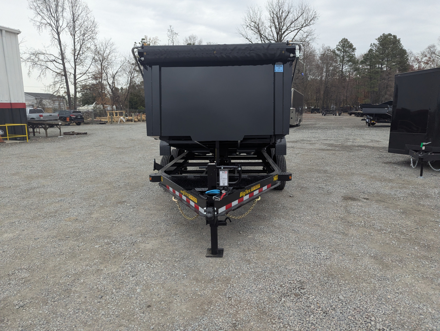 New 2026 Big Tex Trailers 7x14TD Heavy Duty 15.4K Telescopic Dump w/ X Series, Slide-In Ramps & 4' Sides