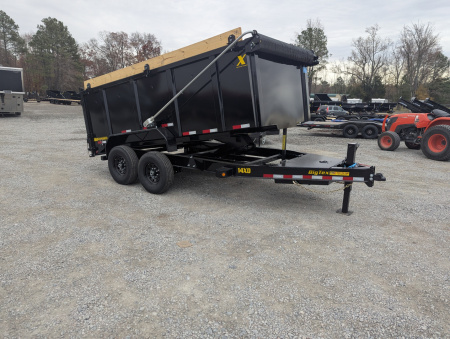 New 2026 Big Tex Trailers 7x14TD Heavy Duty 15.4K Telescopic Dump w/ X Series, Slide-In Ramps & 4' Sides