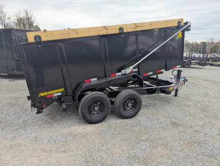New 2026 Big Tex Trailers 7x14TD Heavy Duty 15.4K Telescopic Dump w/ X Series, Slide-In Ramps & 4' Sides