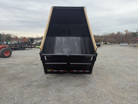 New 2026 Big Tex Trailers 7x14TD Heavy Duty 15.4K Telescopic Dump w/ X Series, Slide-In Ramps & 4' Sides