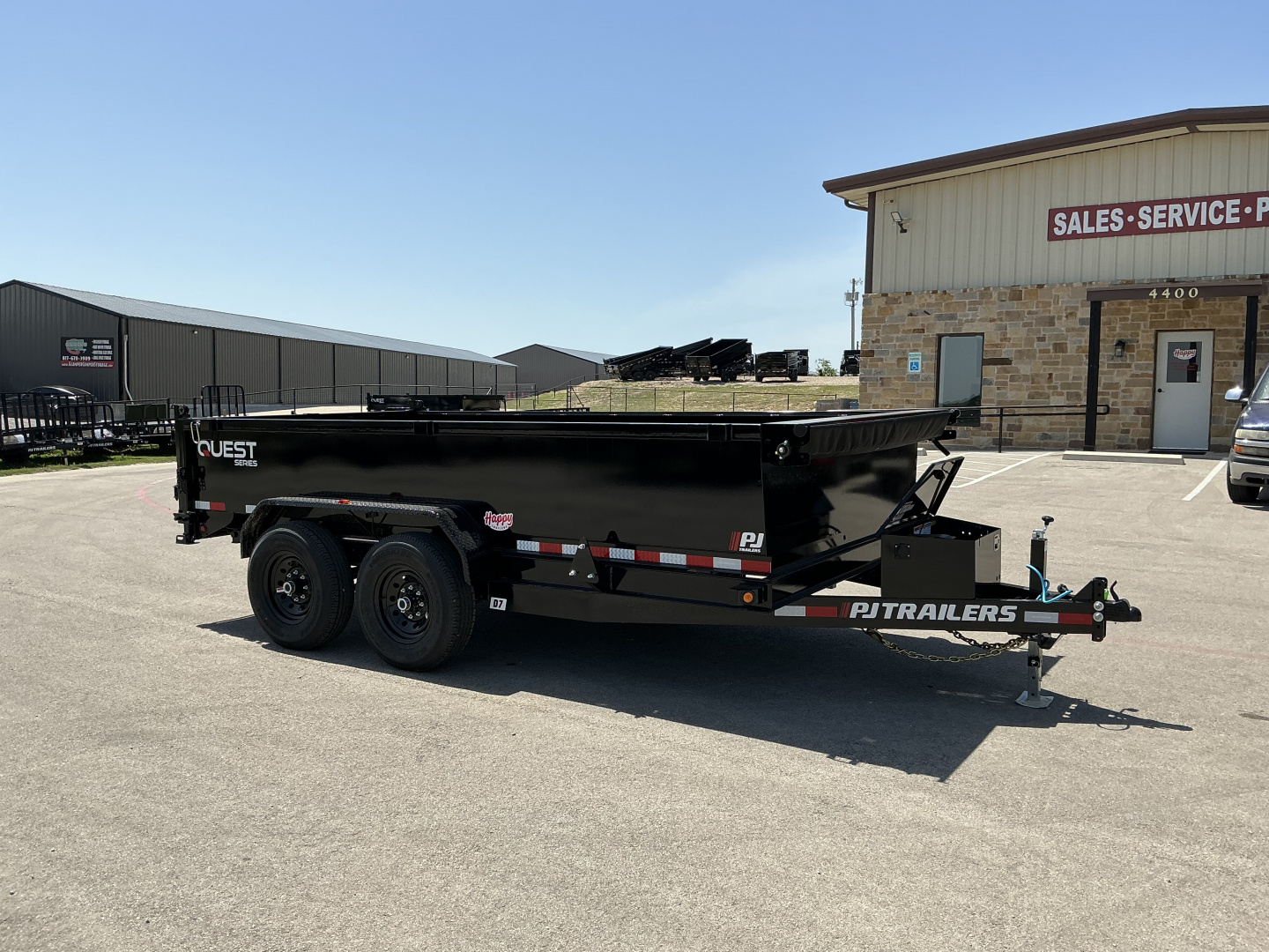 New 2026 PJ 83"x14' BP Tandem Axle Dump w/ 24" Sides – D7