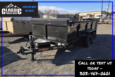 New 2026 Down 2 Earth Trailers DTE714DT7B Dump Trailer