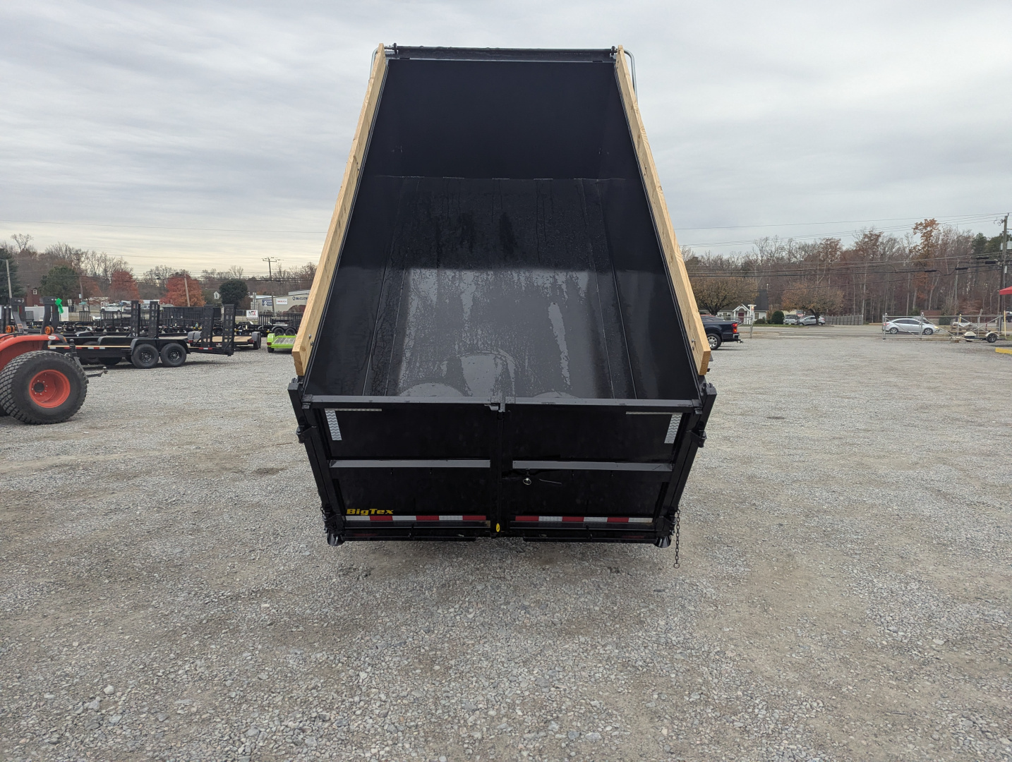 New 2026 Big Tex Trailers 7x14TD Heavy Duty 15.4K Telescopic Dump w/ X Series, Slide-In Ramps & 4' Sides