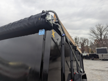 New 2026 Big Tex Trailers 7x14TD Heavy Duty 15.4K Telescopic Dump w/ X Series, Slide-In Ramps & 4' Sides